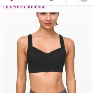 Lululemon Ta Ta Tamer Bra Black 38C sports bra adjustable